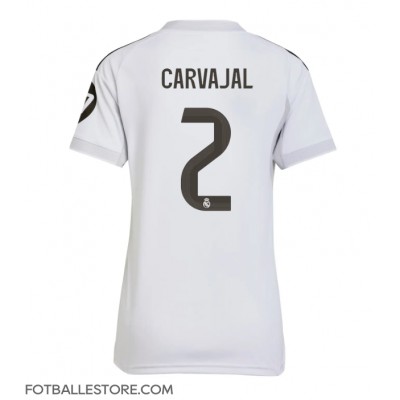 Real Madrid Daniel Carvajal #2 Hjemmedrakt Dame 2025-26 Kortermet Real Madrid Daniel Carvajal #2 Hjemmedrakt Dame 2025-26 Kortermet